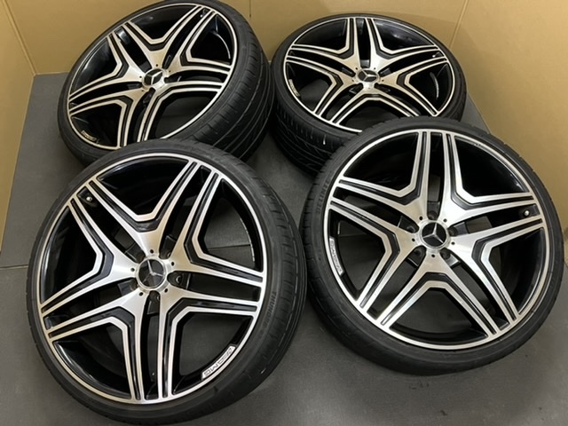 ホイール付タイヤ4本セット メルセデスベンツ AMG風 22インチ GLE43 