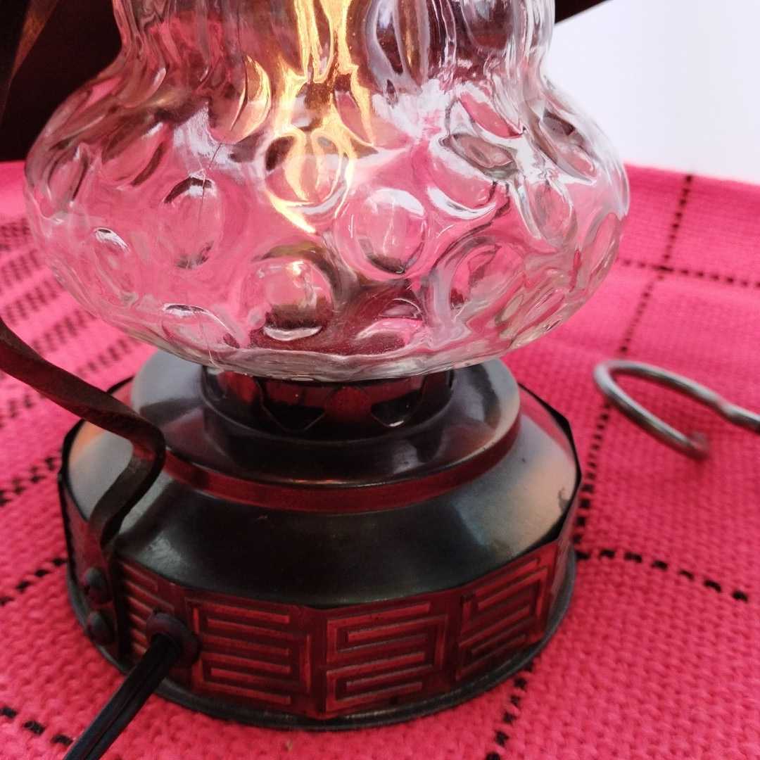 大正浪漫　ロマン　洋館　灯　昭和レトロ　照明　オイルランプ　アンティーク　電笠 オイルランプ風アンティーク 大正ロマン 電笠 昭和レトロ 電傘