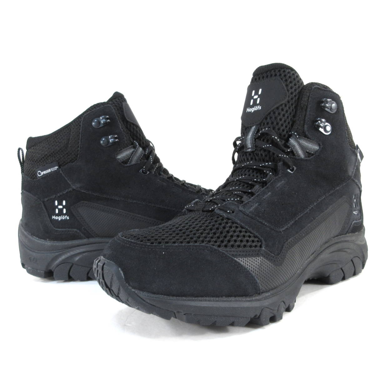 定2.6万 新品◆Haglofs◆防水 スクータ ミッド プルーフ エコ 28.0cm US 10 ブラック◆ホグロフス トレッキングシューズ 498080◆J619