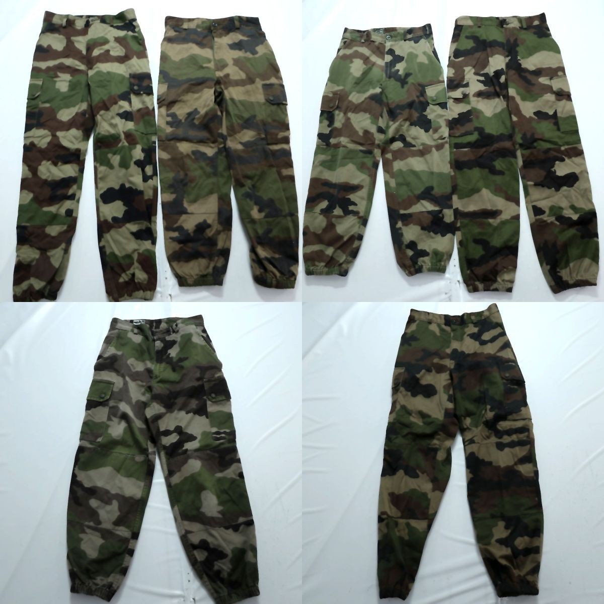 ◎フランス軍実物 パンツMIX set フレンチカモ 他 (メンズ76) 6枚