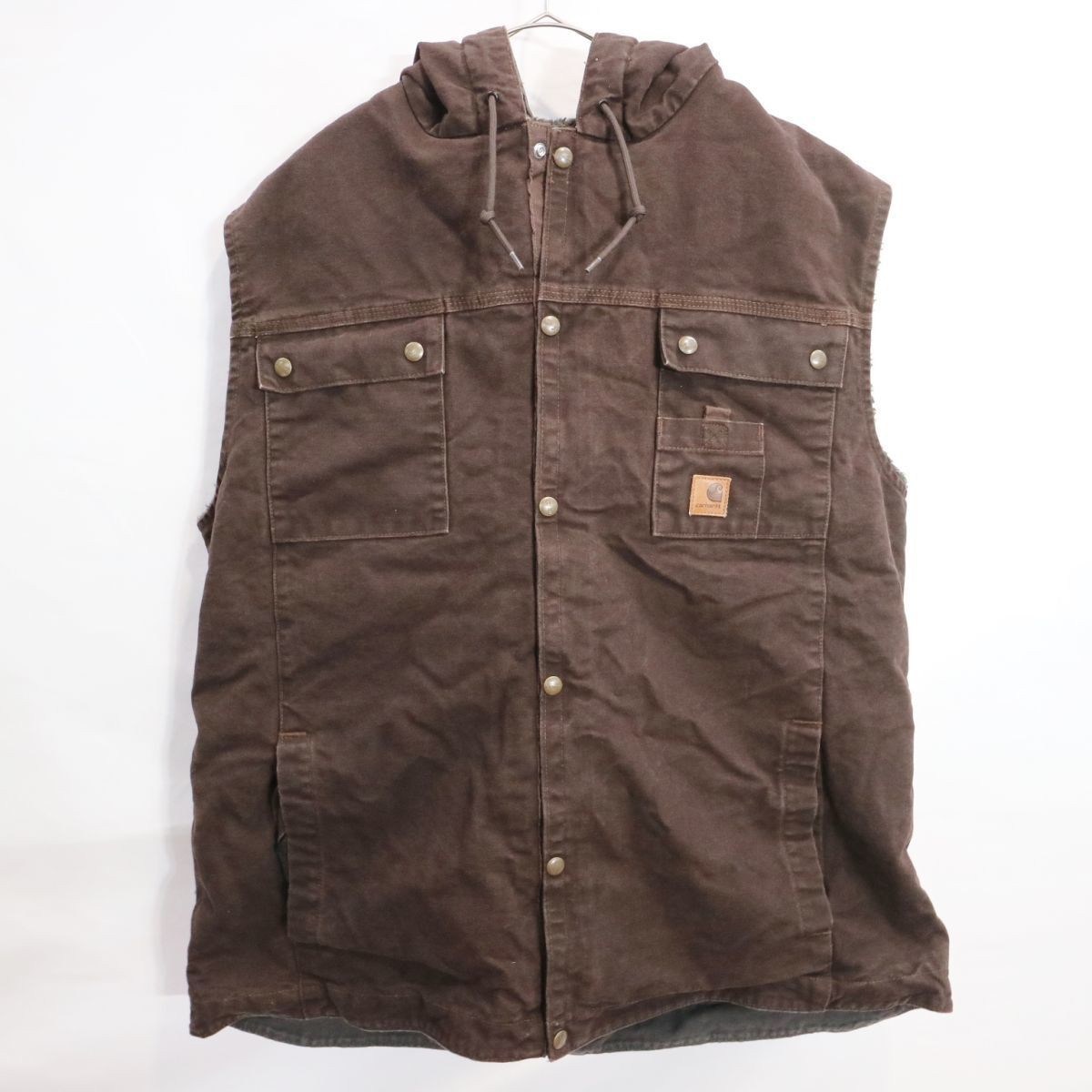 □ Carhartt カーハート ワークベスト 裏ボア ダック生地 ワークウェア 