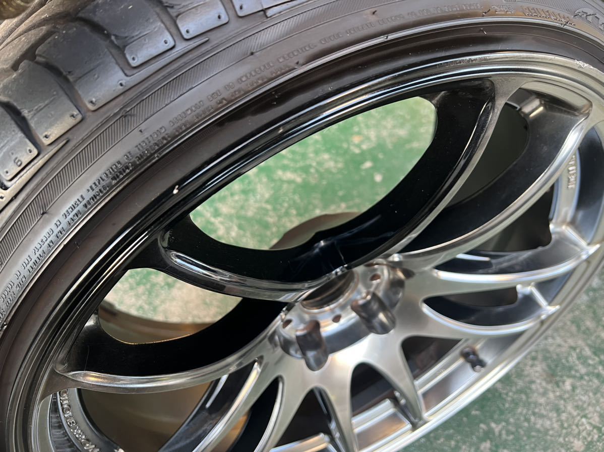 ☆WORK EMOTION CR極 19インチ 9.5J+25 PCD114.3 グリミットシルバー 