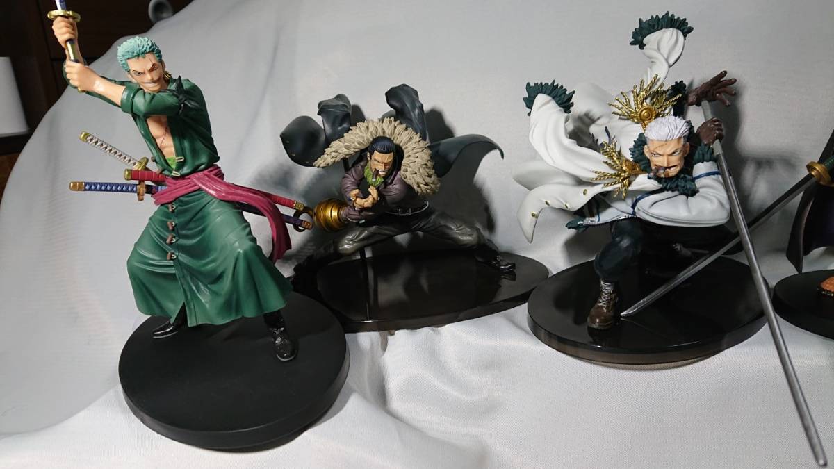 ワンピースフィギュアセット④ ルフィ ゾロ サンジ クロコダイル 