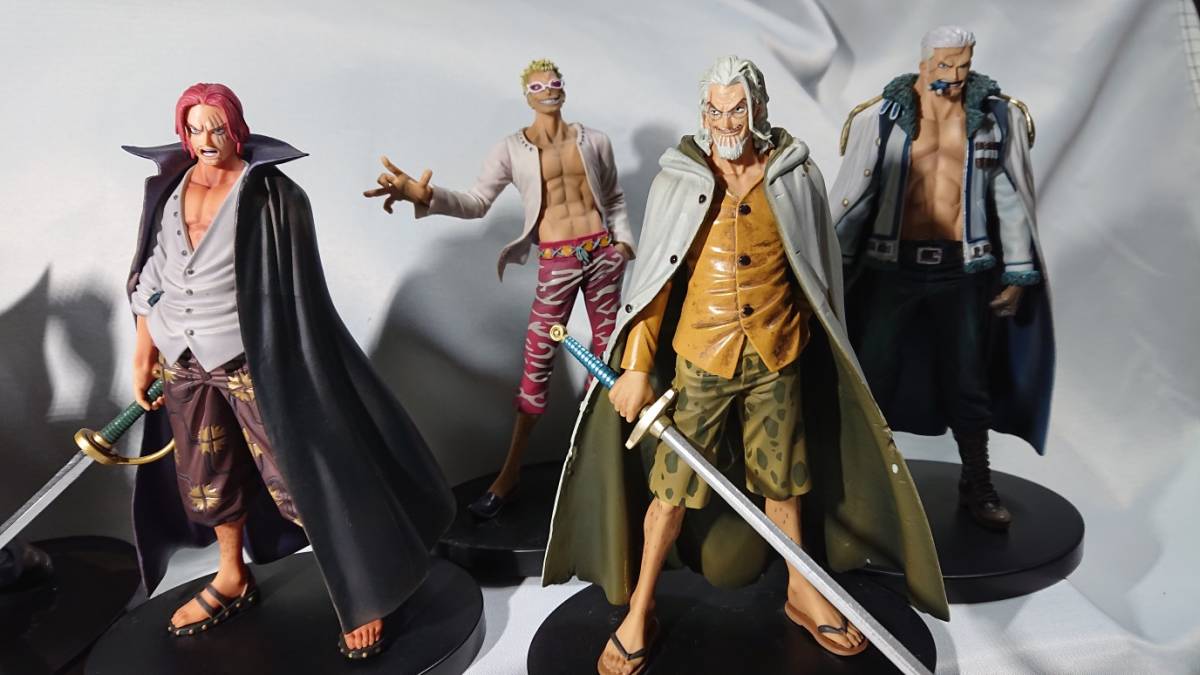 ワンピースフィギュアセット④ ルフィ ゾロ サンジ クロコダイル 