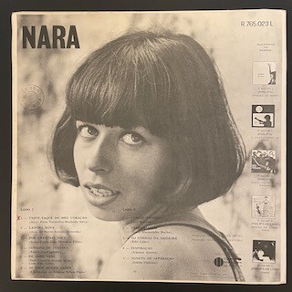 BRAZIL PROMO COPY』Nara Leao - Nara / Philips R765.023L / MONO