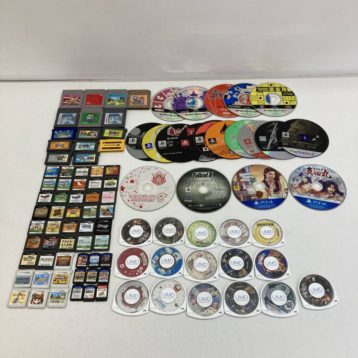 No.2051 ★1円～【ゲームソフト】箱なしゲームソフトまとめ GB/GBA/DS/3DS/SW/PSP/VITA/SS/PS/PS/PS3/PS4 [動作未確認] ◎ジャンク品◎