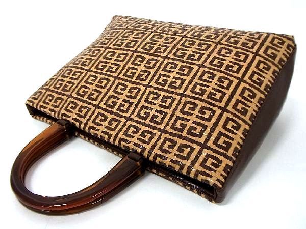1円 GIVENCHY ジバンシィ レザー ハンドバッグ ワンハンドル