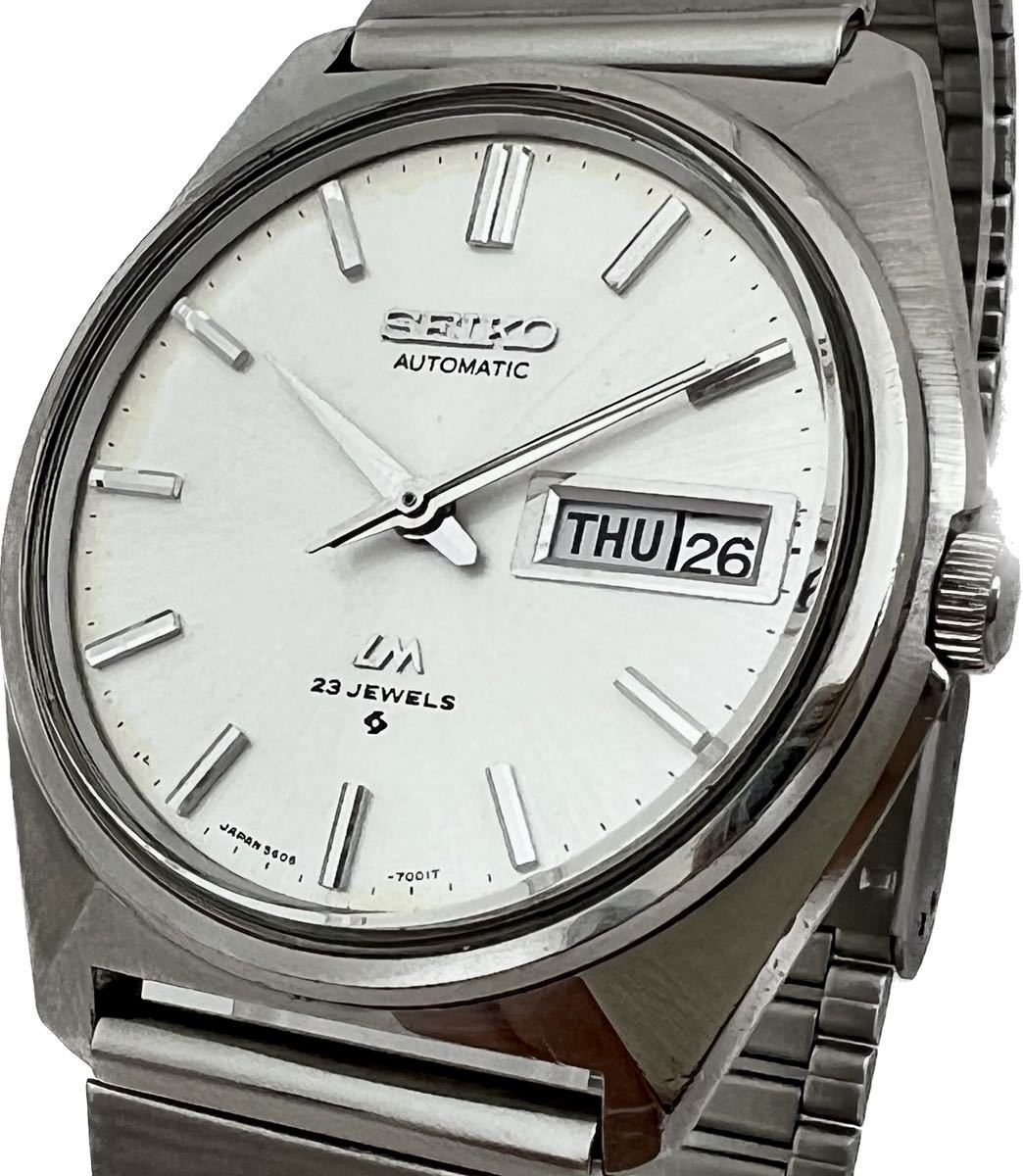 1円〜 H SEIKO セイコー ロードマチック 23石 5606-7000 メンズ 自動巻き デイデイト アンティーク ヴィンテージ 29 時計 O2