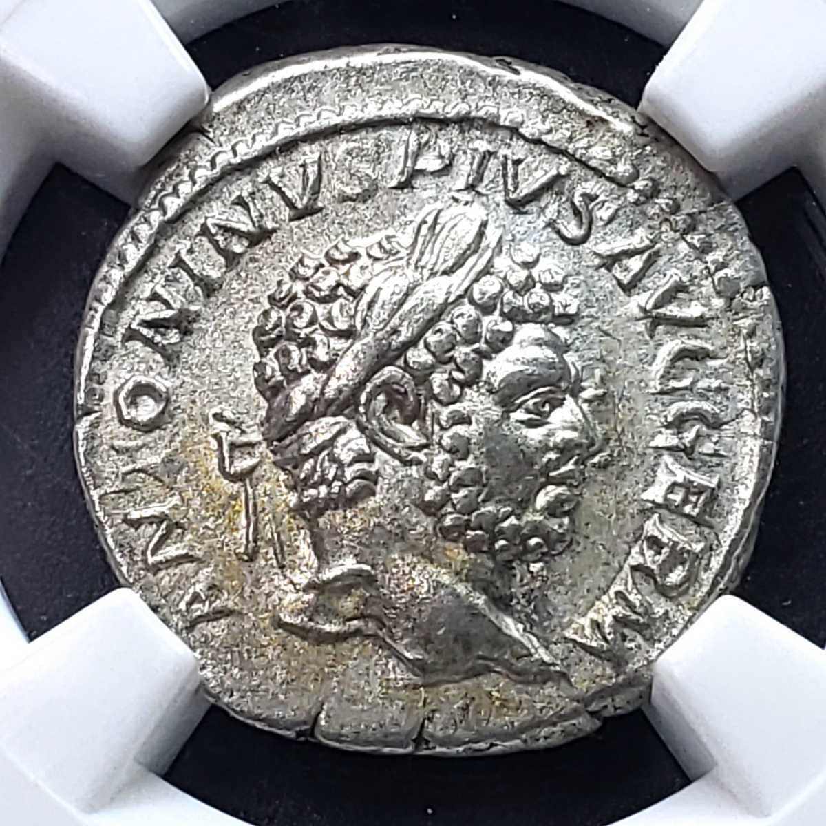 人気皇帝!】古代 ローマ帝国 カラカラ帝 AD 198-217年 AR デナリウス 