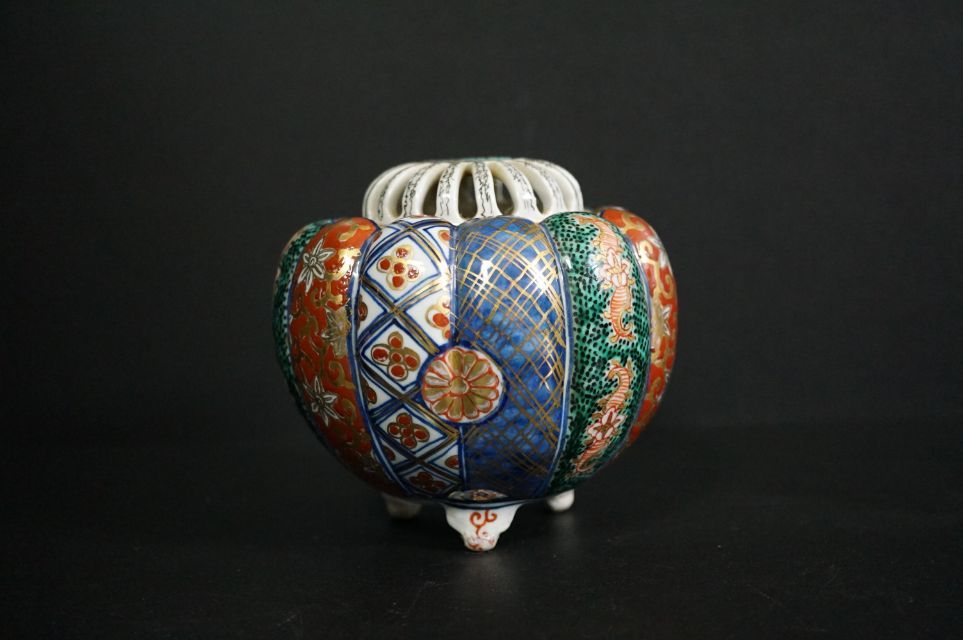 色絵 奇玉宝鼎之珍 大聖寺伊万里 菊型 小皿 4寸皿 生活骨董と Yahoo