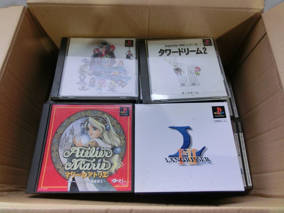 T【A8-54】【100サイズ】プレイステーション/セガサターン/ドリームキャスト/ソフト/まとめてセット※未検品