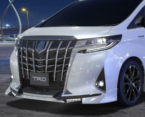 【新品，得価】 在庫あり TRD アルファード 標準ボディ 30系 AGH30W AGH35W GGH30W GGH35W AYH30W フロントスポイラー LED付 塗装済 MS341-58035-A0(フロント)｜売買されたオークション情報、yahooの商品情報をアーカイブ公開 トヨタ用