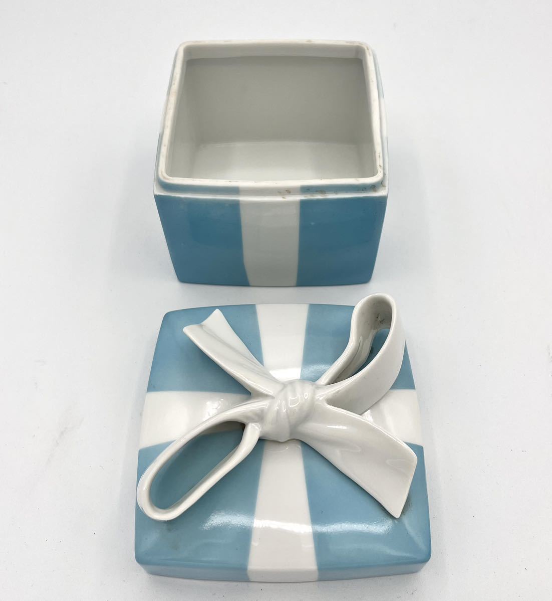 TIFFANY&Co. ティファニー ミニブルーボウボックス リボン オブジェ