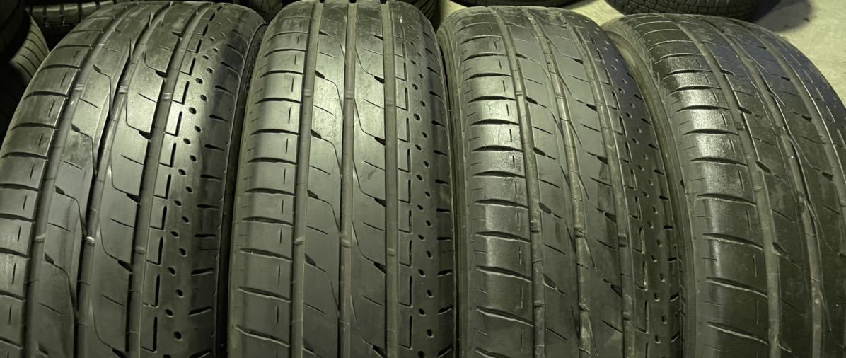(4026)215/55R17 バリ山レクサス エスティマ カムリ クラウン オデッセイ ヴェゼル 4本セット 19年製