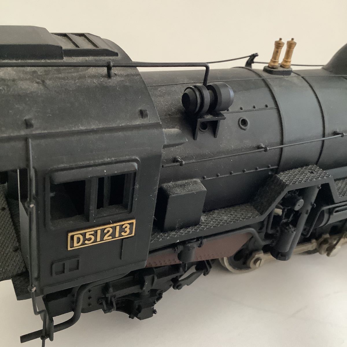 D51形蒸気機関車(1⁄70模型) 金属製 アクリルケース付き D51形蒸気