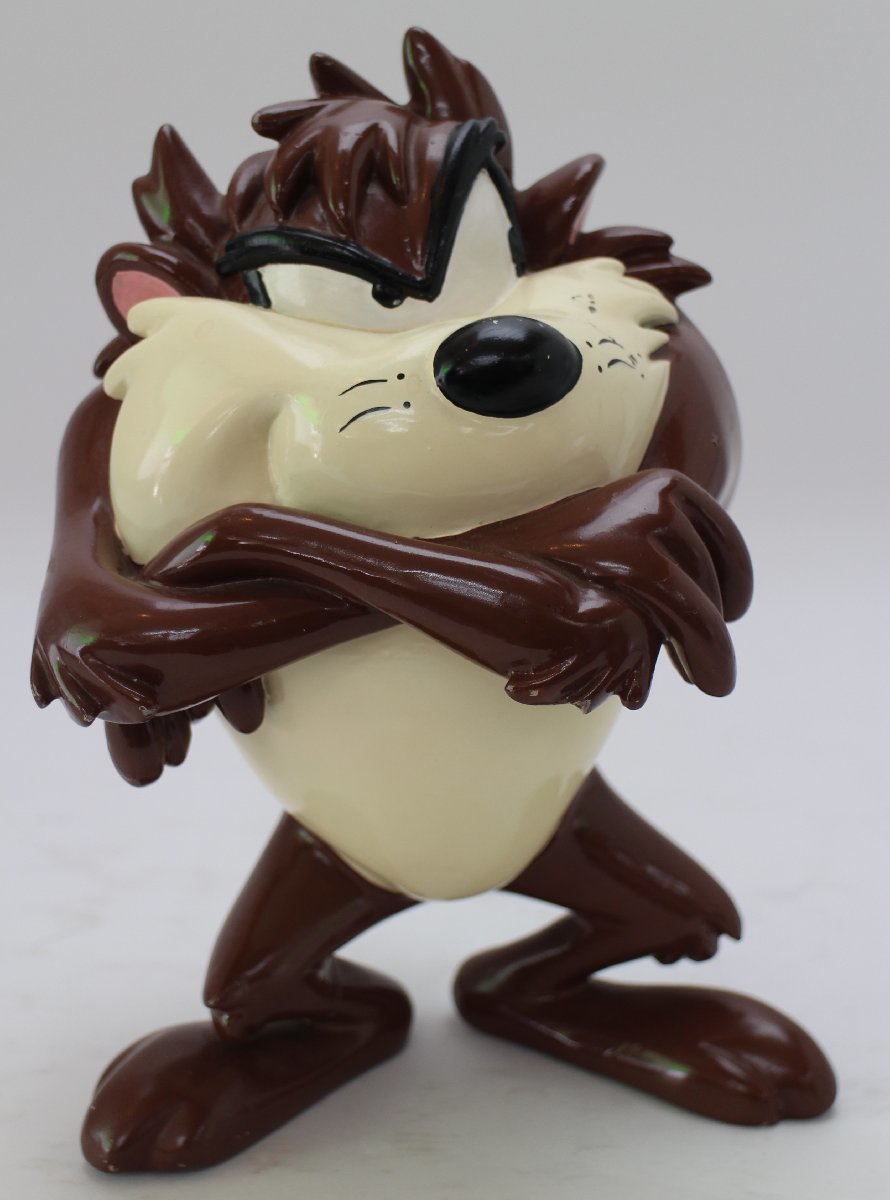 ワーナーブラザーズ タズマニアン・デビル フィギュア オブジェ 置物 高さ約26㎝ キャラクター 雑貨 ビンテージ ルーニー・テューンズ