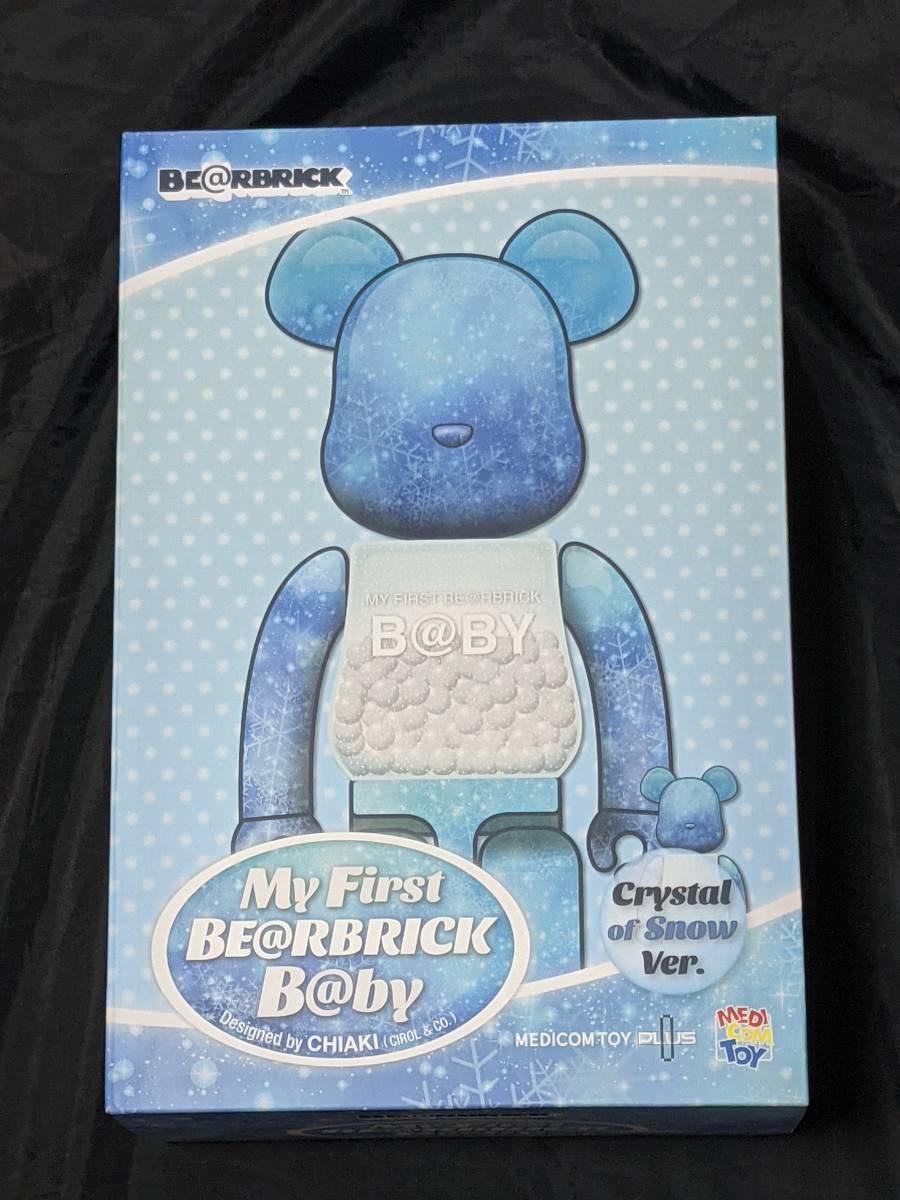 新品未開封　MY FIRST BE@RBRICK B@BY CRYSTAL OF SNOW Ver. 100％ & 400％ 千秋 ベアブリック
