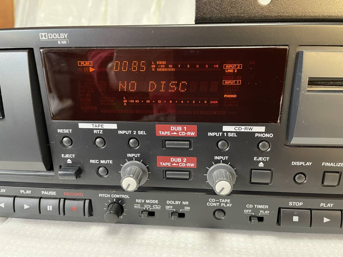 TASCAM CC-222SLMkⅡ カセット/CDレコーダー ジャンク品 tascam cc-222