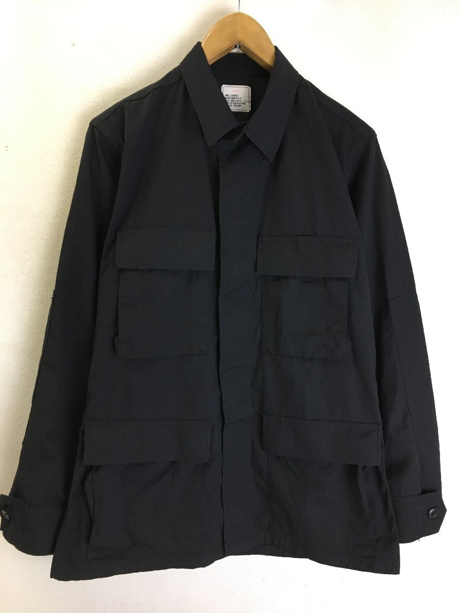 ◆BDU 357 S ジャケット デッドストック 米軍 ブラック リップストップ BLACK COAT HOT WEATHER BLACK ARMY MILITARY ミリタリー 黒 90s