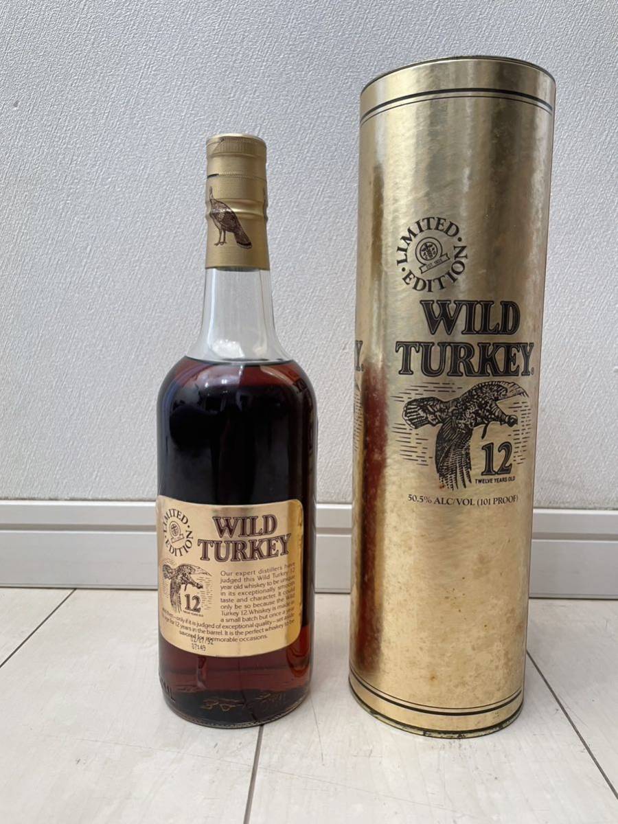 オールドボトル WILD TURKEY ワイルドターキー 12年 古酒 未開封