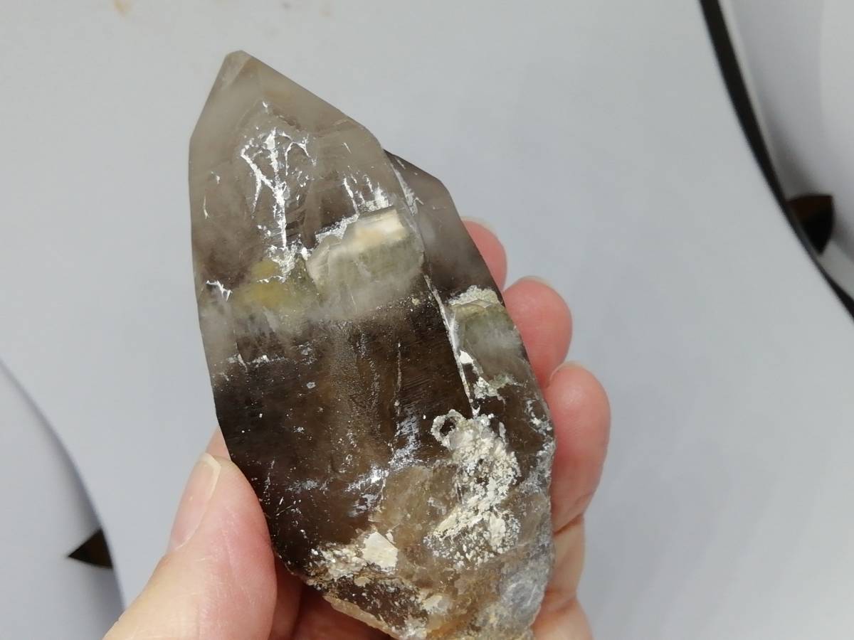煙水晶 国産鉱物 - 岐阜県中津川市蛭川田原産煙水晶 ⁄ 大きめ 岐阜県
