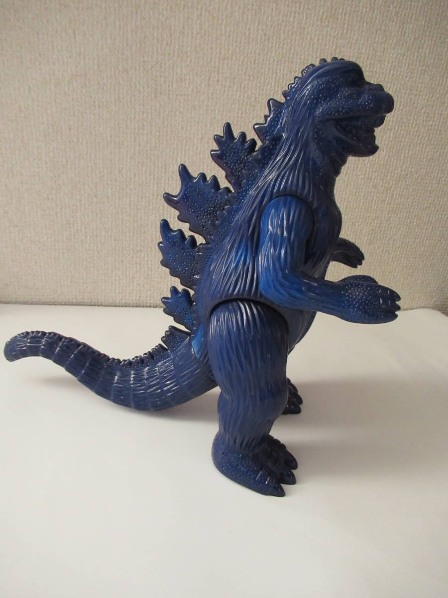2007 マルサン ゴジラ対ヘドラ ヘドゴジ ソフビ 紺色くるみ塗装 現状