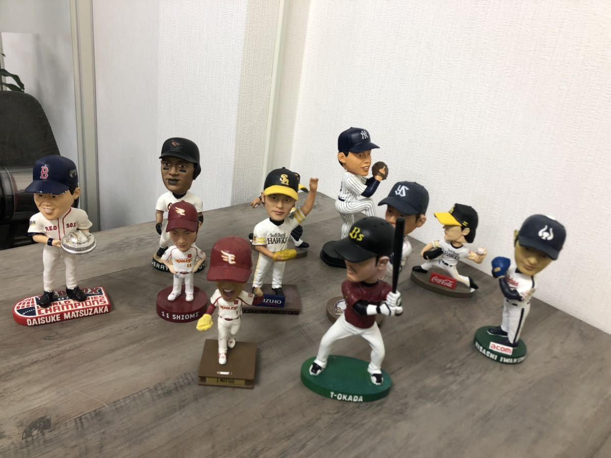 1円〜 野球　首振り人形　11点　プロ野球　メジャーリーグ　高さ約10〜20cm
