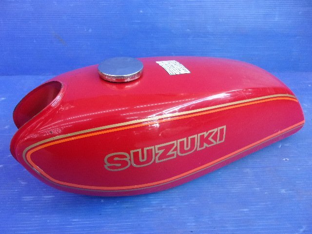 T【257】スズキ RG50 純正 ガソリンタンク 赤