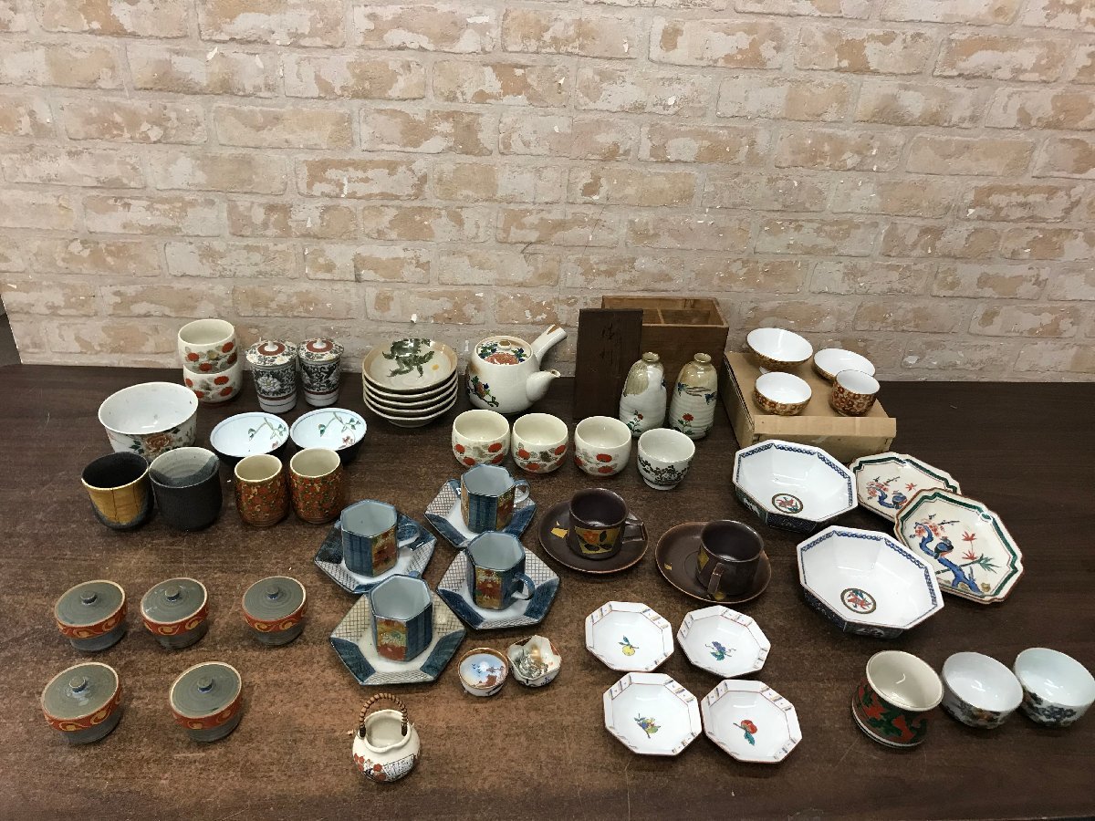 ☆中古品☆九谷焼 セットまとめ売り 茶器 急須 湯飲み ティーカップ