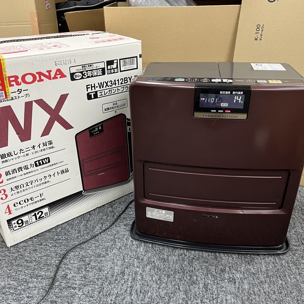 63752＊CORONA コロナ 石油ファンヒーター FH-WX3412BY-T