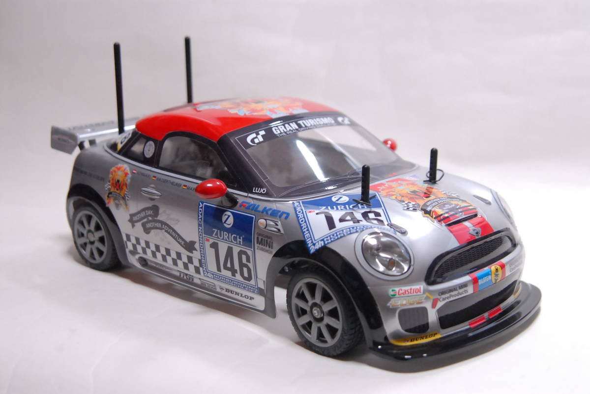 タミヤ　ミニクーパー未組立と色々セット タミヤ ミニ JCW クーペ ボディ未走行 Mシャシー 車体のみ モーター