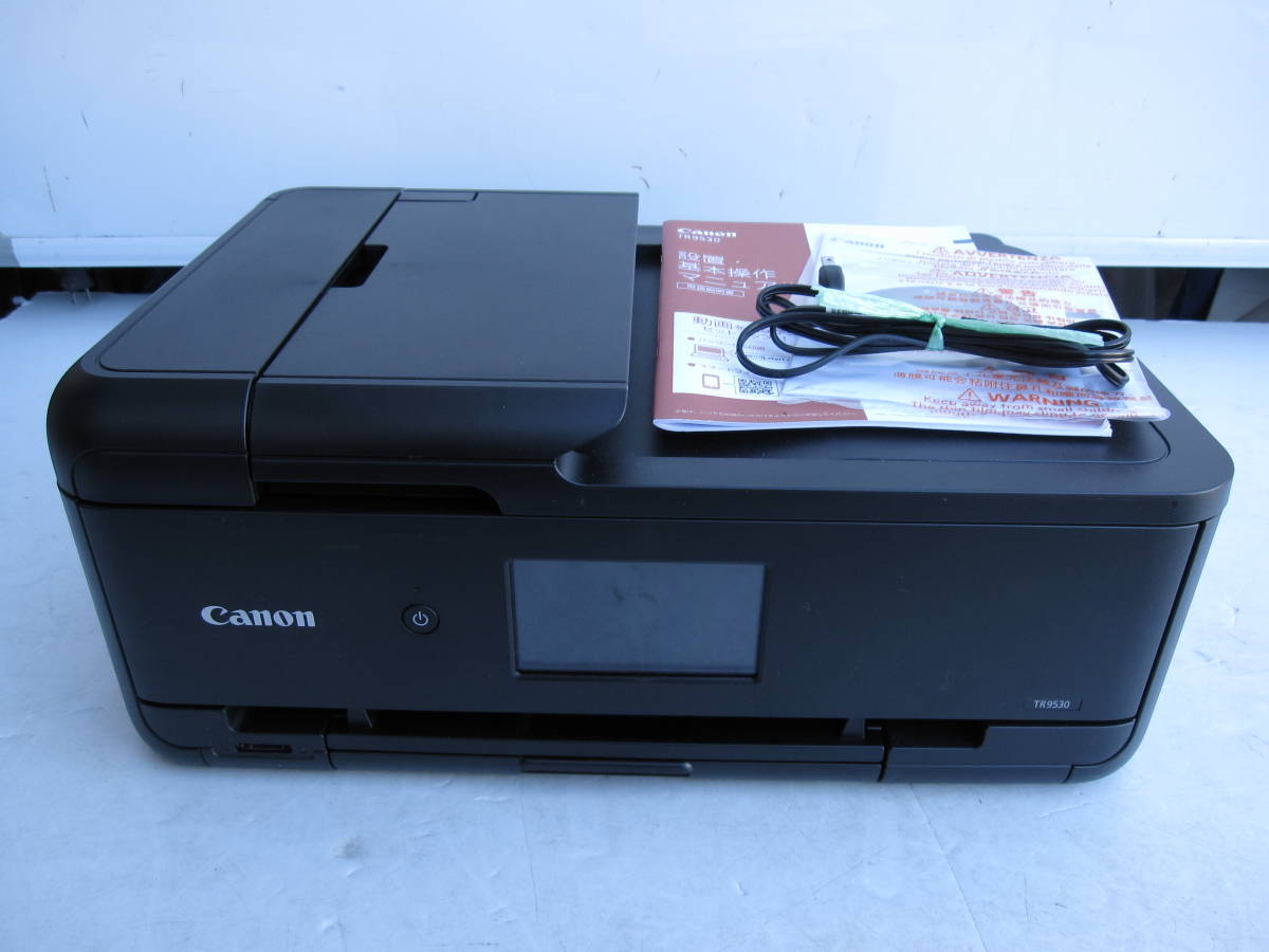 ②Canon TR9530 インクジェットプリンター 複合機 キャノン 2020年製 
