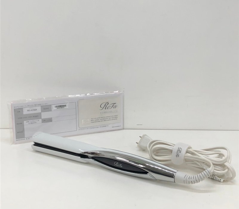 230130PT250163 MTG RiFa リファ BEAUTECH STRAIGHT IRON RE-AC02A ヘアアイロン 2021年製 ギャランティーカード付　箱なし
