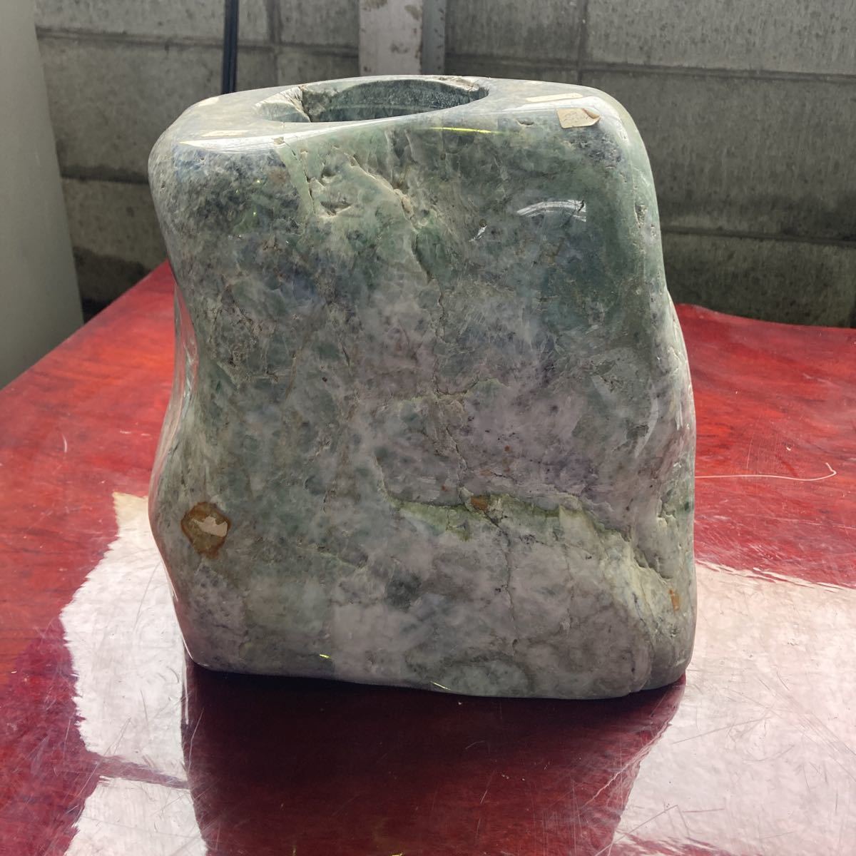 鑑賞用自然石(風速)】自然石(メノー) 台座付き