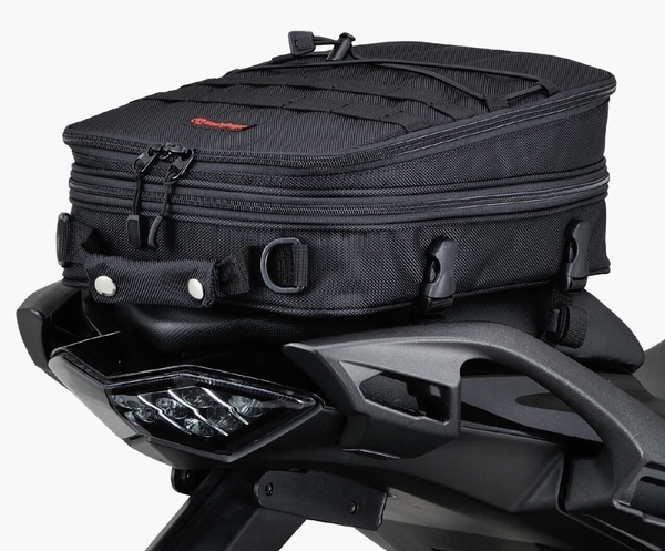 超！美品☆ デイトナ ヘンリービギンズ バイク用 シートバッグ 7～12L ブラック_8