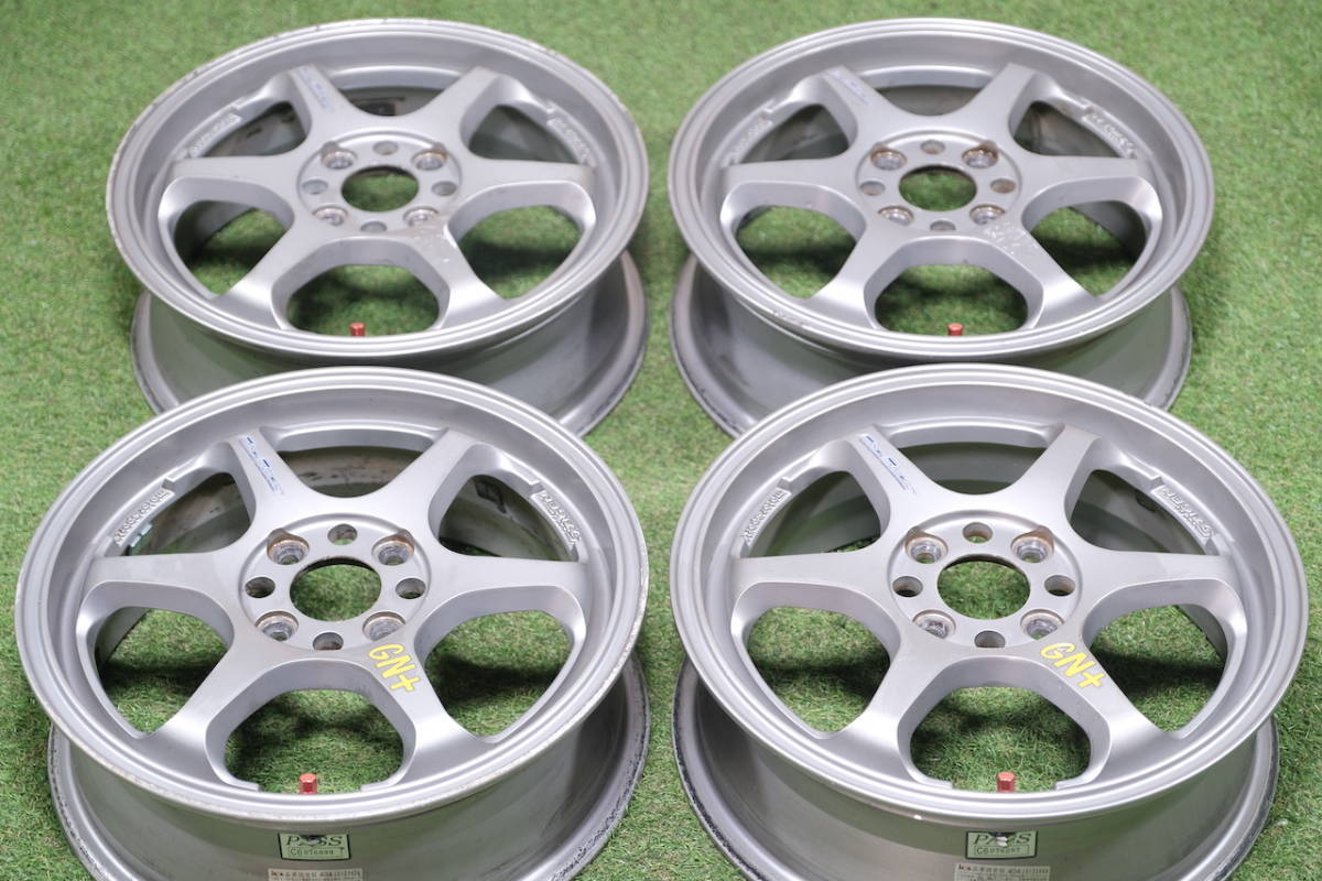 1円＜人気＞5ZIGEN PRORACER(プロレーサー) GN+ 15in 5J+45 PCD100 4本