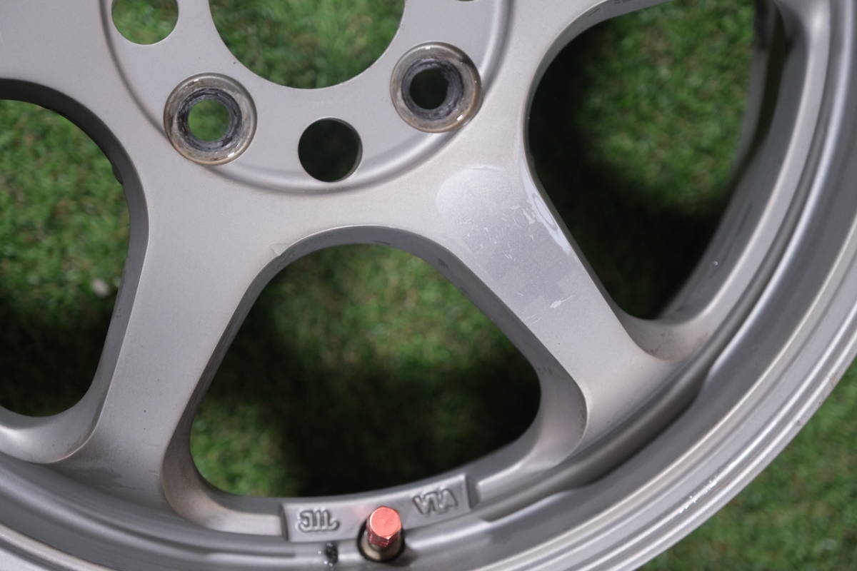 1円＜人気＞5ZIGEN PRORACER(プロレーサー) GN+ 15in 5J+45 PCD100 4本 
