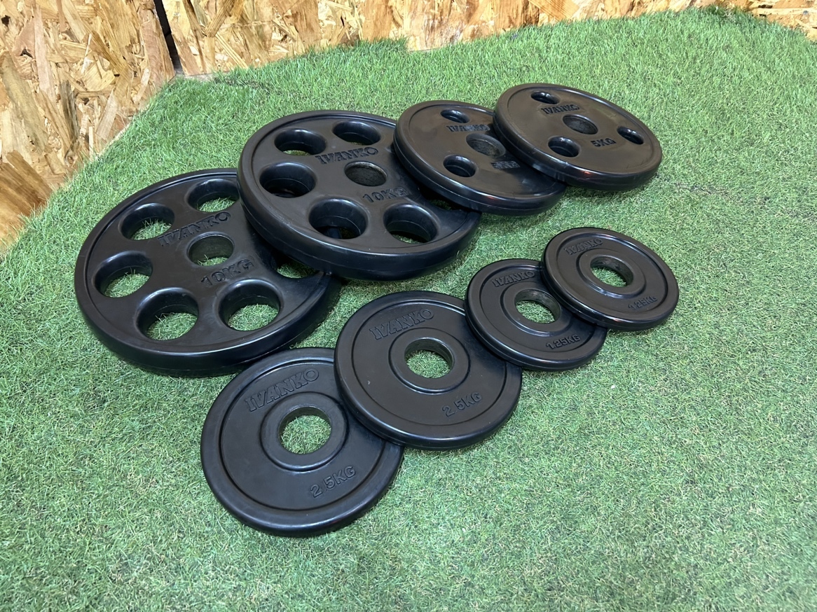 IVANKO イヴァンコ ラバーオリンピックプレート 穴径50mm 10Kg×2/5Kg×2