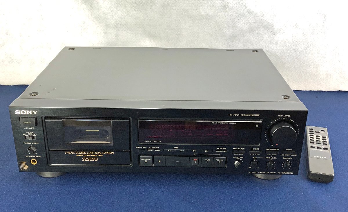 SONY 3ヘッドカセットデッキ TC-K222ESG 通電確認済み ソニー SONY | 3