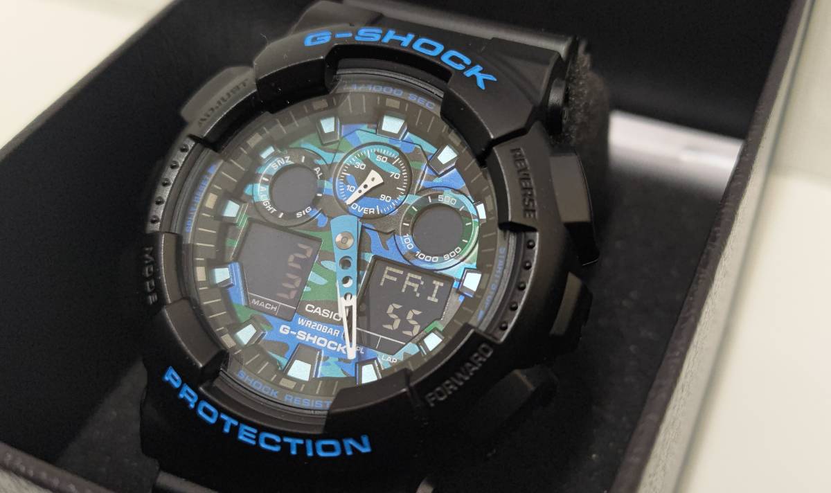 驚きの破格値，限定SALE b10589 CASIO G-SHOCK GA-100CB カシオ ジーショック デジアナ メンズ 腕時計 稼働品(G-SHOCK)｜売買されたオークション情報、yahooの商品情報をアーカイブ公開 - オークファン G-SHOCK