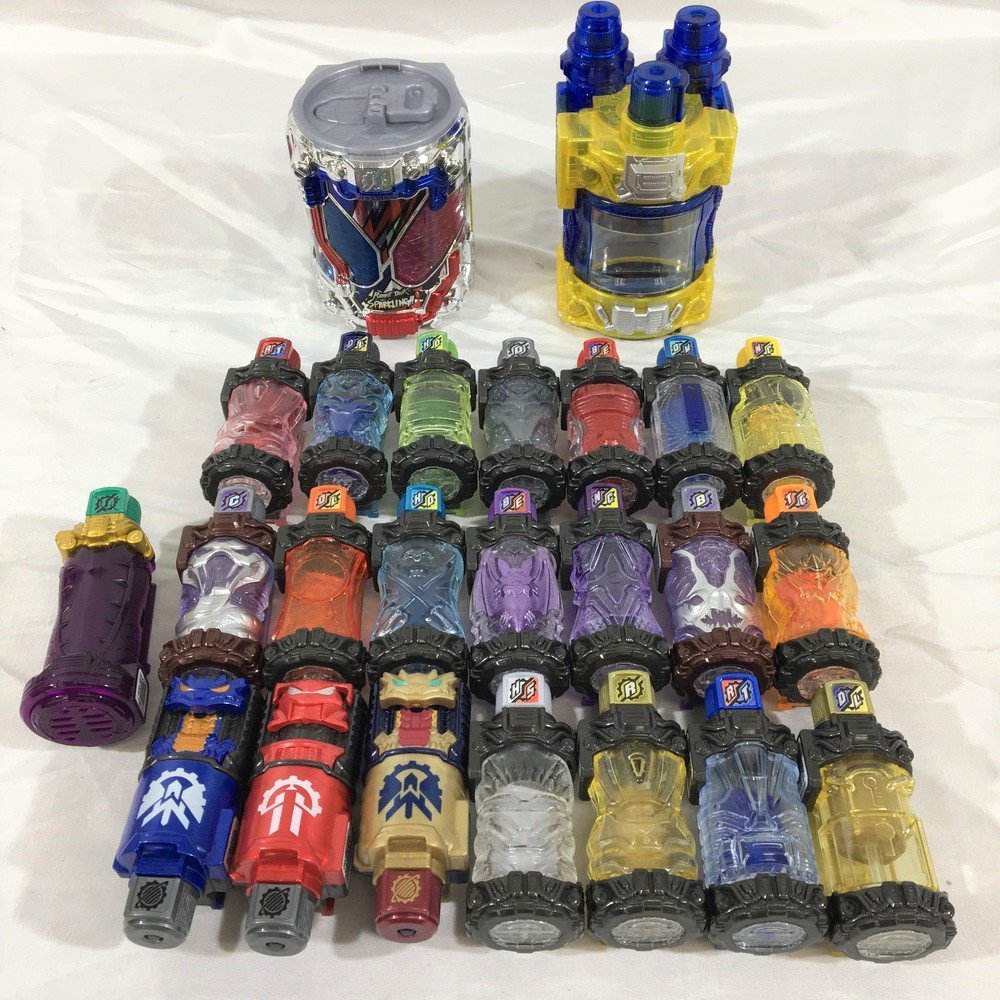 H【中古品】 仮面ライダービルド ボトル まとめセット DXジーニアスフルボトル クロコダイルクラック他 〈42-230203-me-7-HOS〉