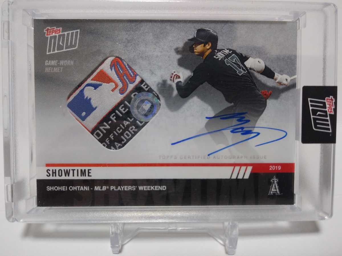 2019/大谷翔平/Topps Now/直書き・直筆サイン/SHOW TIME/PW-181F/実 