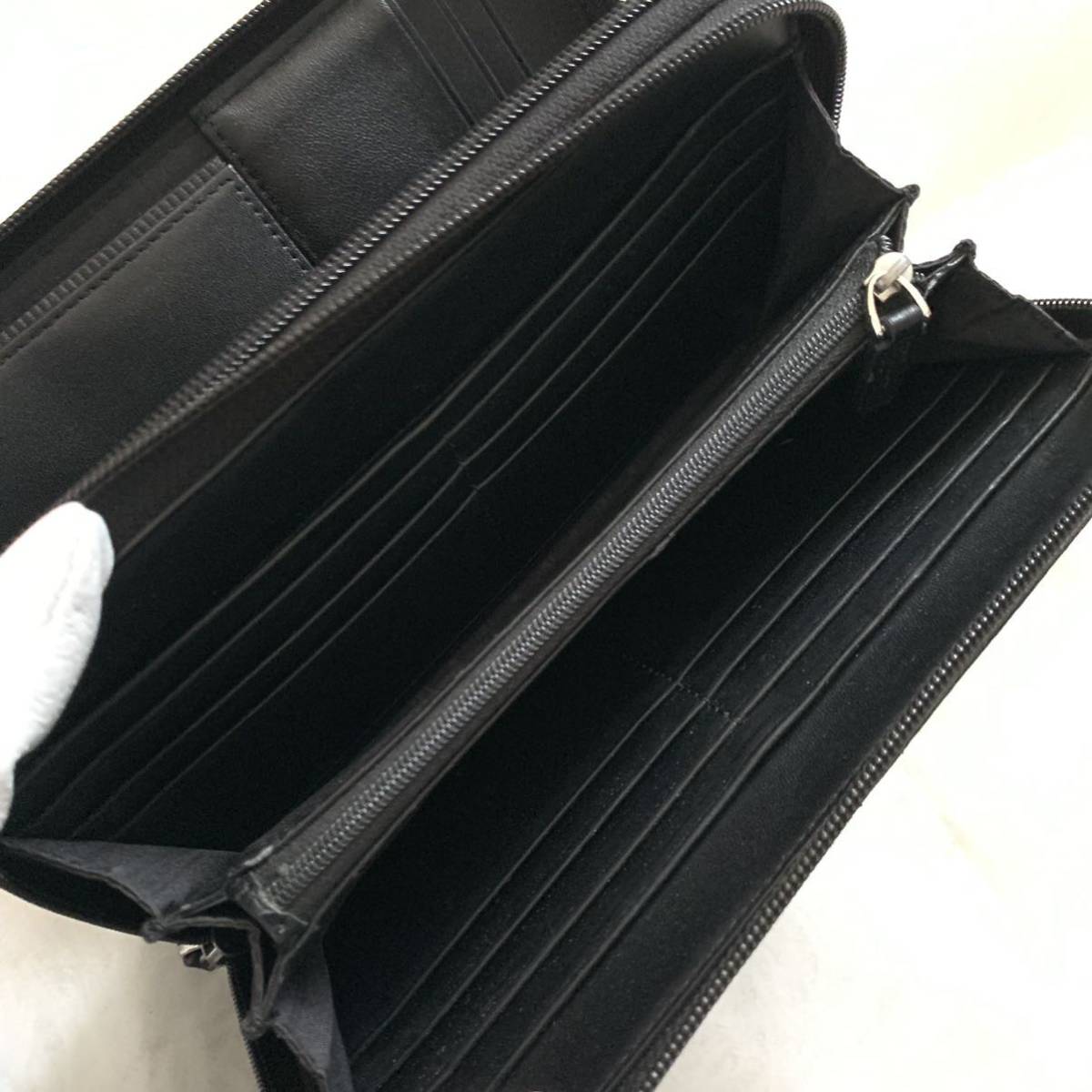 希少 トゥミ オーガナイザー トラベルケース ダブルジップ 黒 レザー メンズ 希少 トゥミ オーガナイザー トラベルケース ダブルジップ 黒 レザー