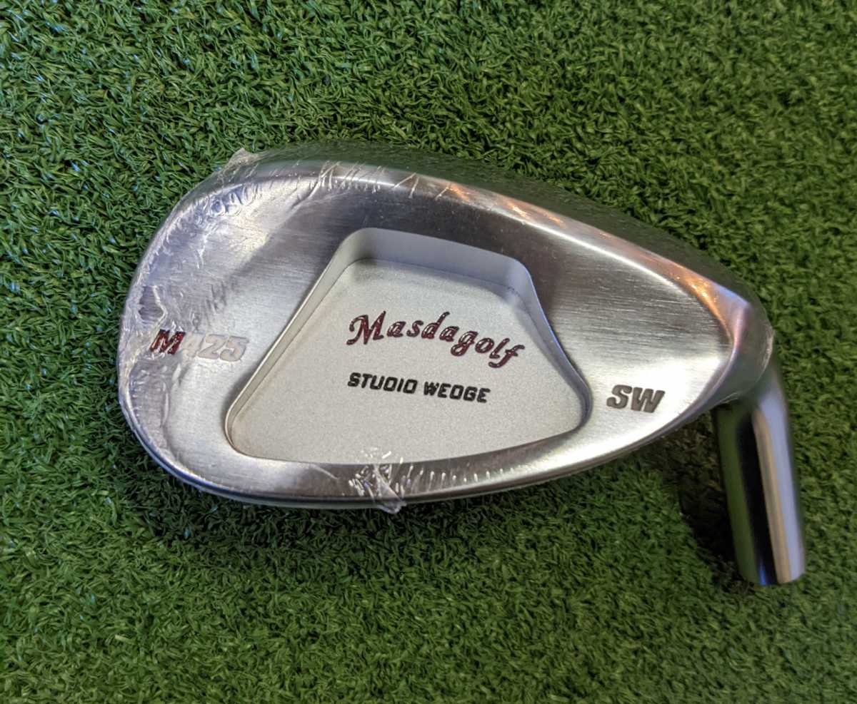新品 マスダゴルフ 赤ロゴ スタジオウェッジ M425 SW クロムメッキ