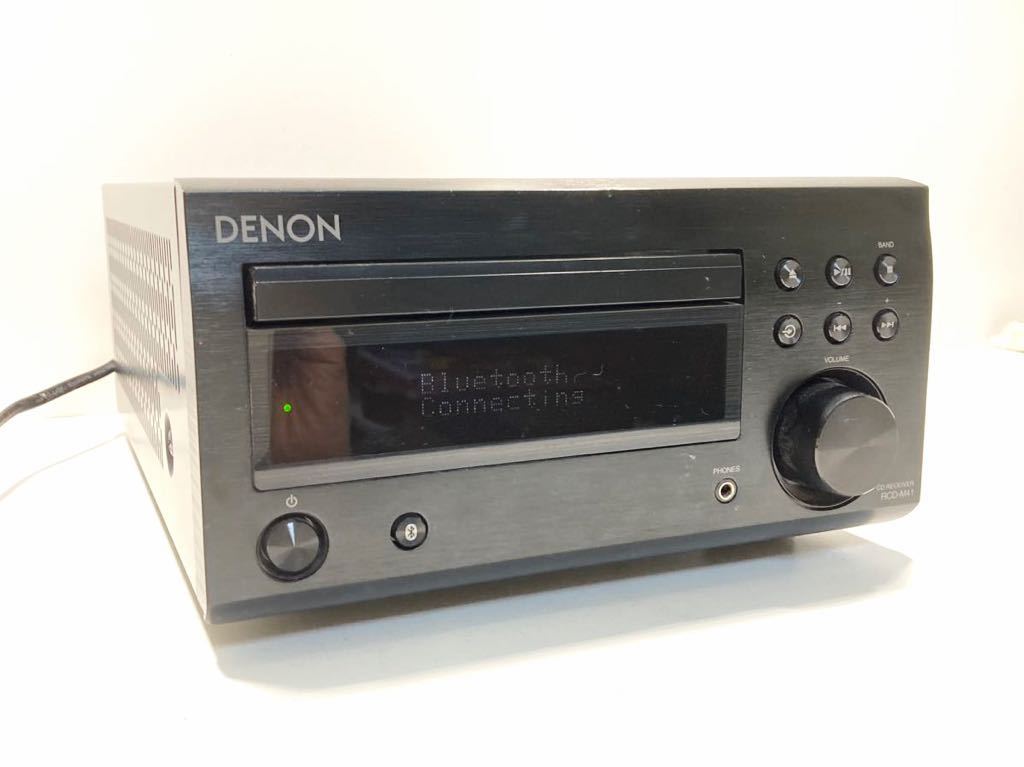 DENON RCD-M41 CD レシーバー 通電OK ジャンク CDのトレー開かない