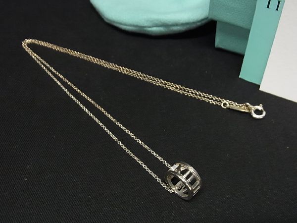1円 □美品□ TIFFANY＆Co. ティファニー アトラス SV925 ネックレス 