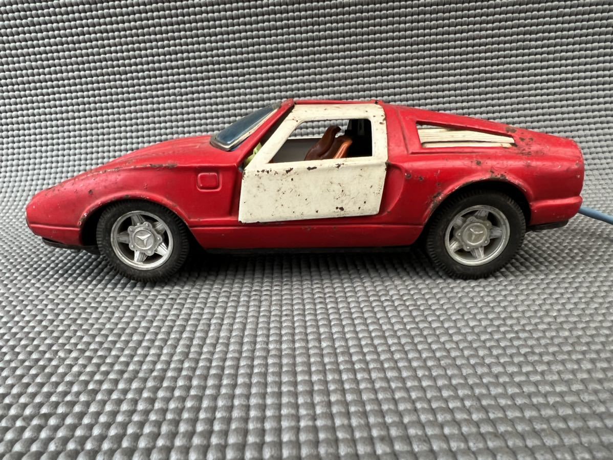 旧バンダイMercedes Benz C111メルセデス ベンツ リモコン欠ブリキ tin