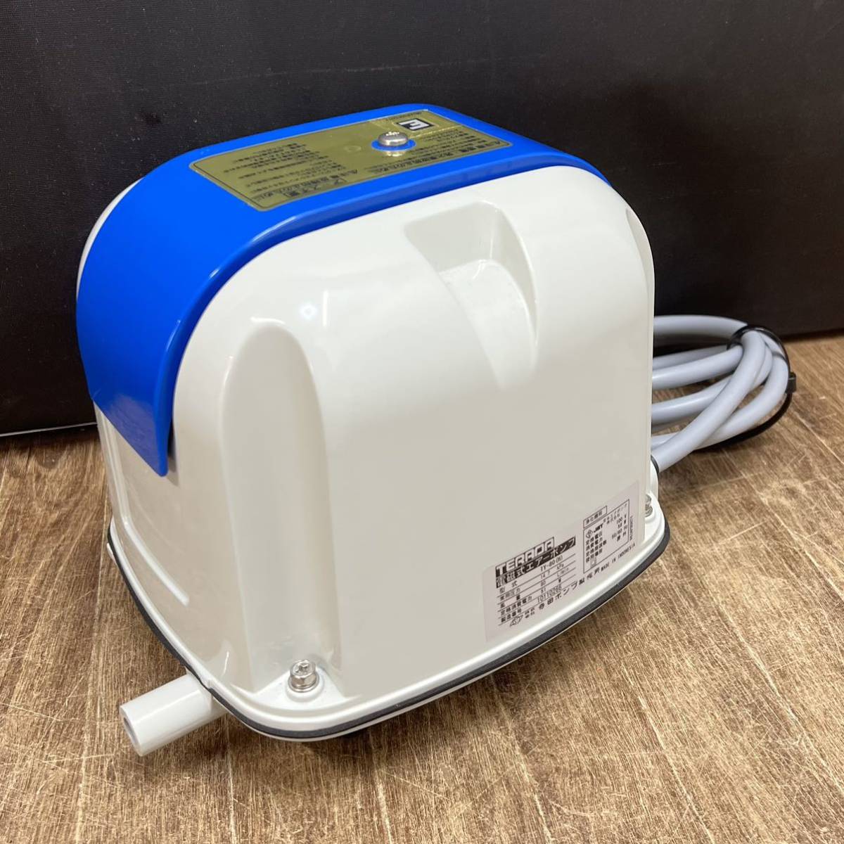 中古美品】寺田 電磁式エアポンプ 安永エアポンプ 美品】寺田 電磁式