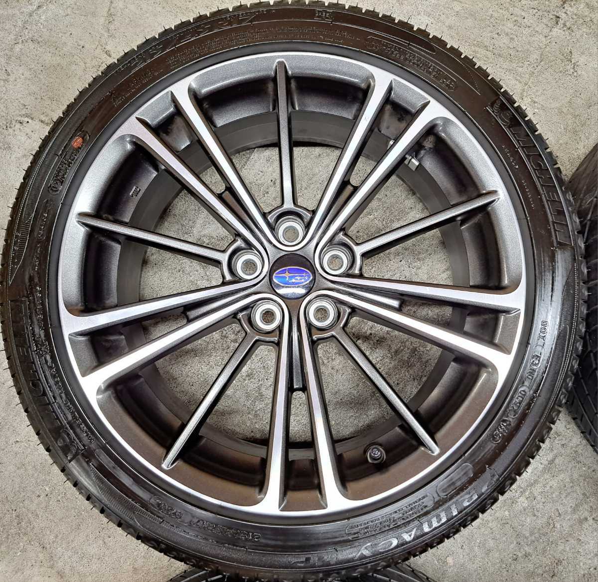 新車外し】スバル BRZ 純正ホイール タイヤ ミシュラン プライマシーHP 