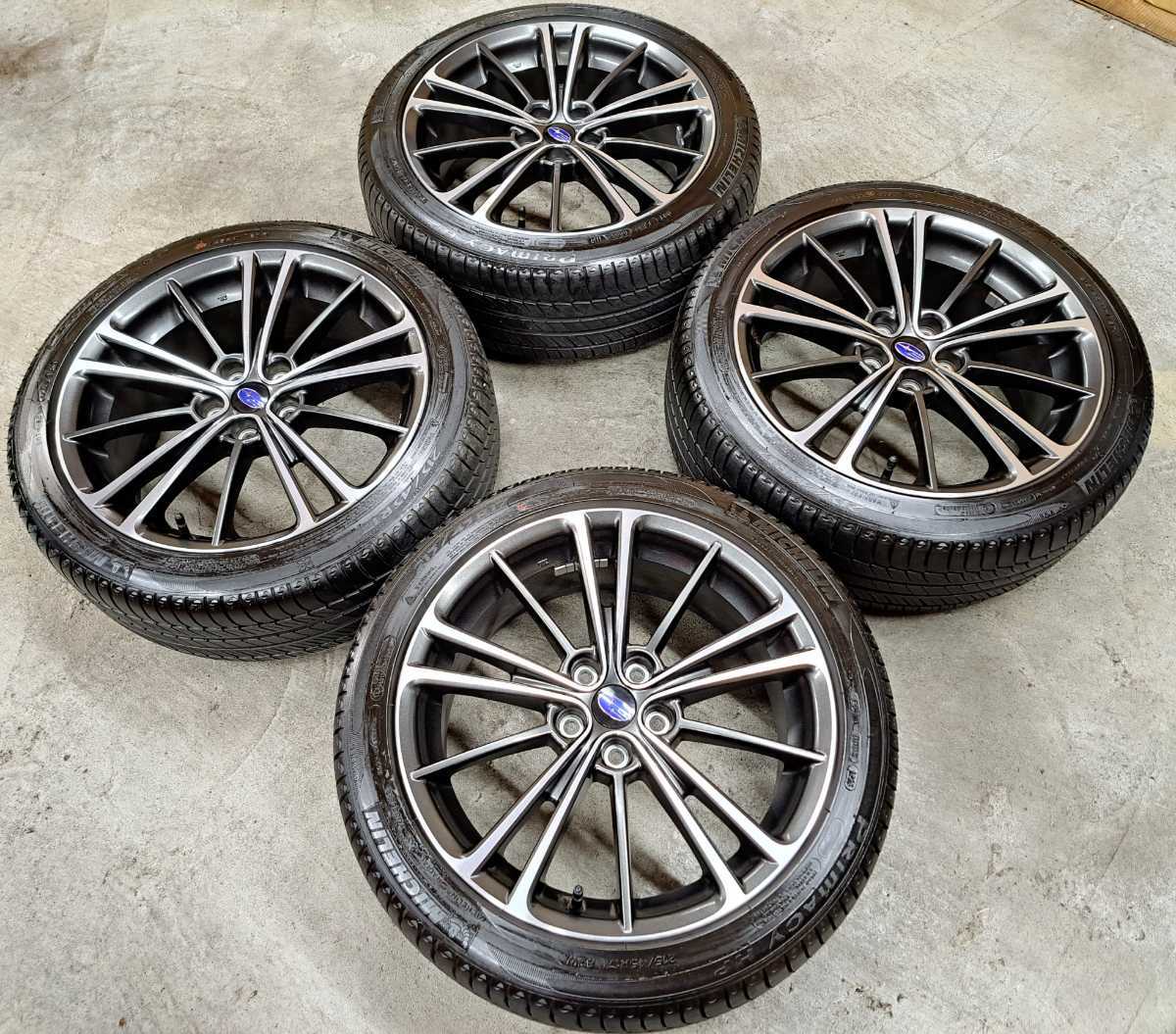 新車外し】スバル BRZ 純正ホイール タイヤ ミシュラン プライマシーHP 